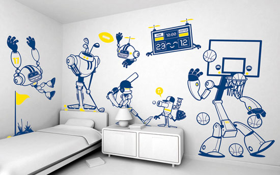 Beautiful and Creative Wall Sticker Designs by techblogstop 35